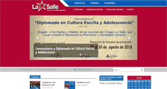 Desktop Screenshot of lasalleoaxaca.edu.mx